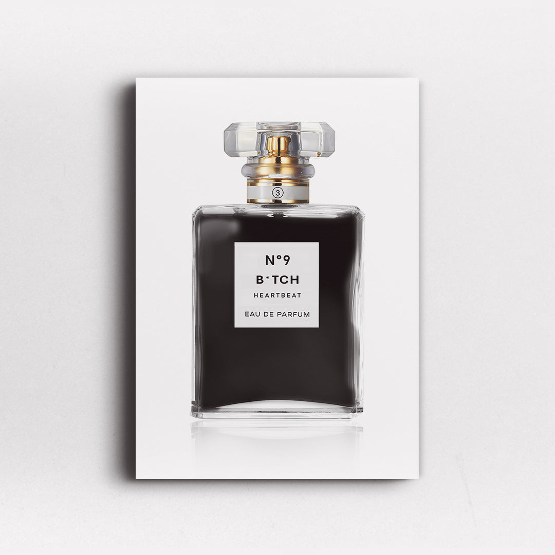 N.9 B*TCH – Chanel Fashion Pop Art Poster | Luxury Wall Art