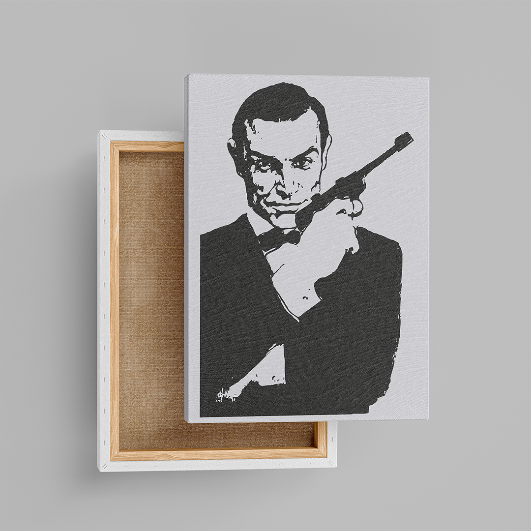 James Bond Movie Poster 007 drawing