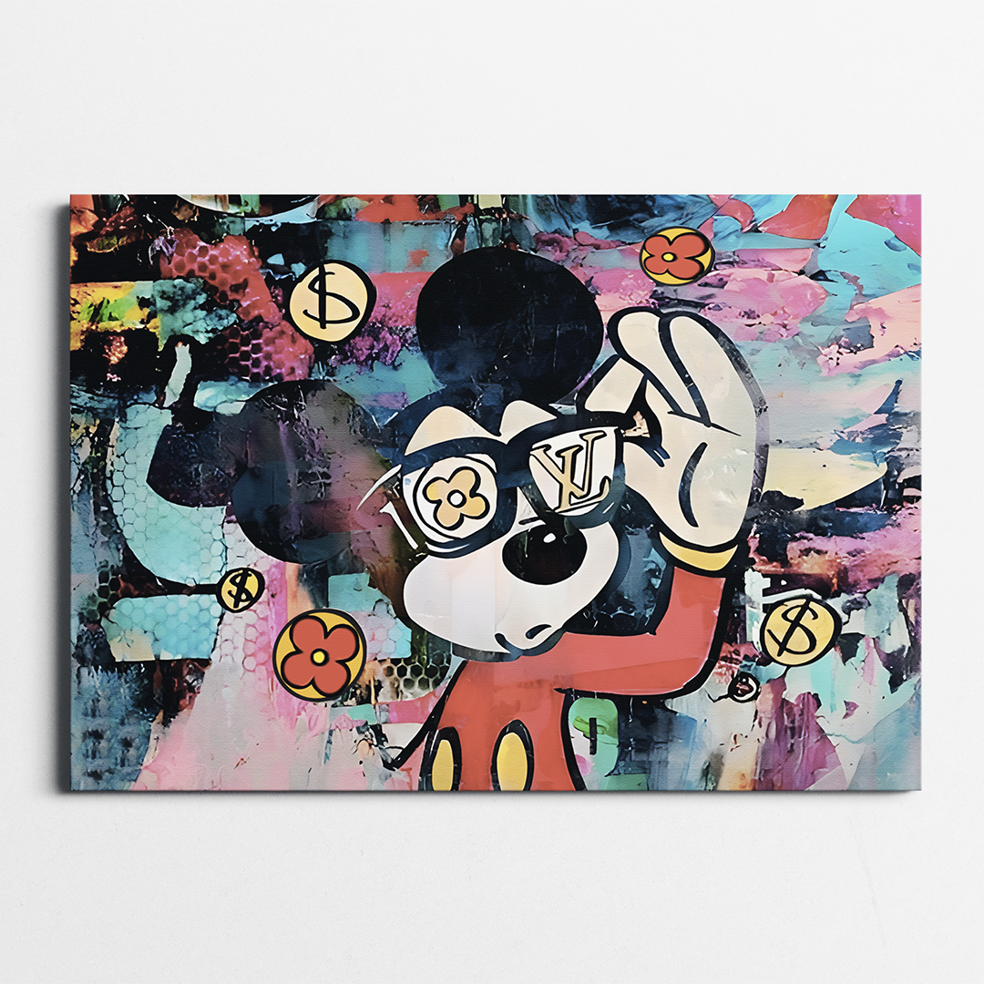 Tableau Mickey Mouse Pop Art