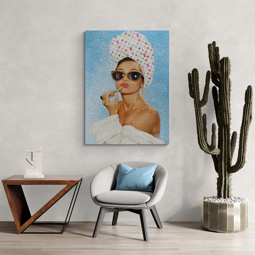 Audrey Hepburn wall art, Audrey Hepburn poster, fashion art, fashion poster, modern pop art , modern art pop art,  luxury wall art, fashion wall art, glamour art ,Luxury wall painting, Fashion wall decor ,designer wall art canvas, luxury fashion poster, frontal