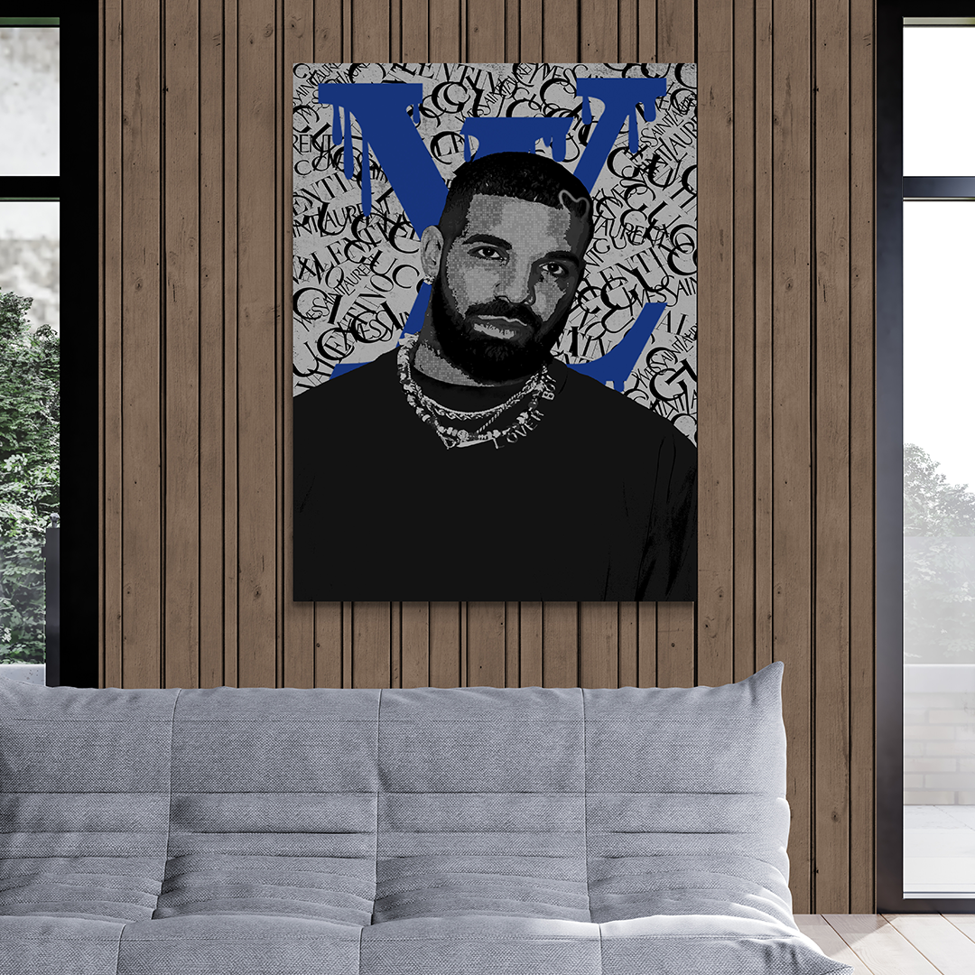 drake poster, drake posters, drake artwork , drake art , drake print , drake wall art , Drake canvas , drake canvas art