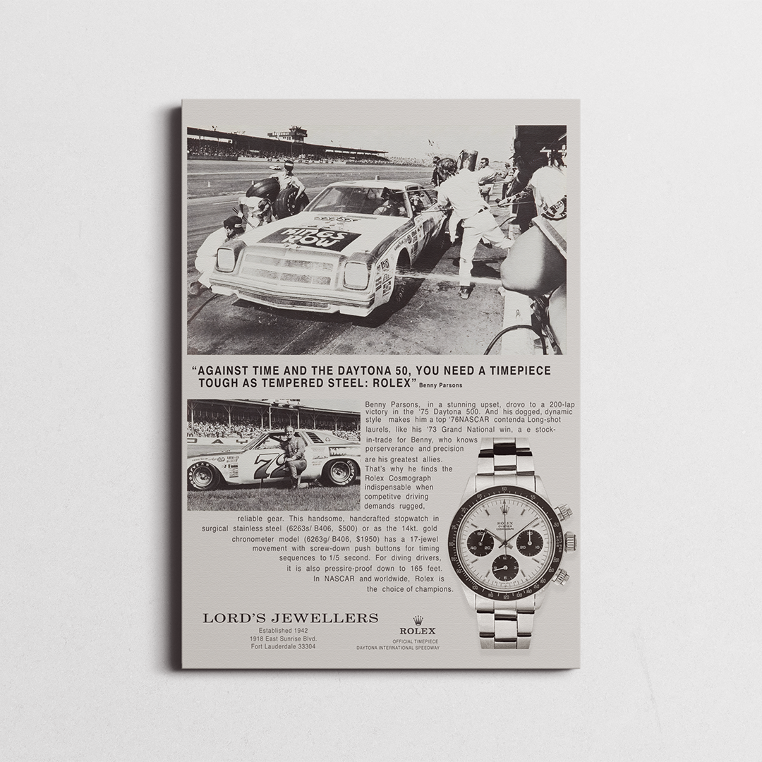 Vintage sales rolex poster