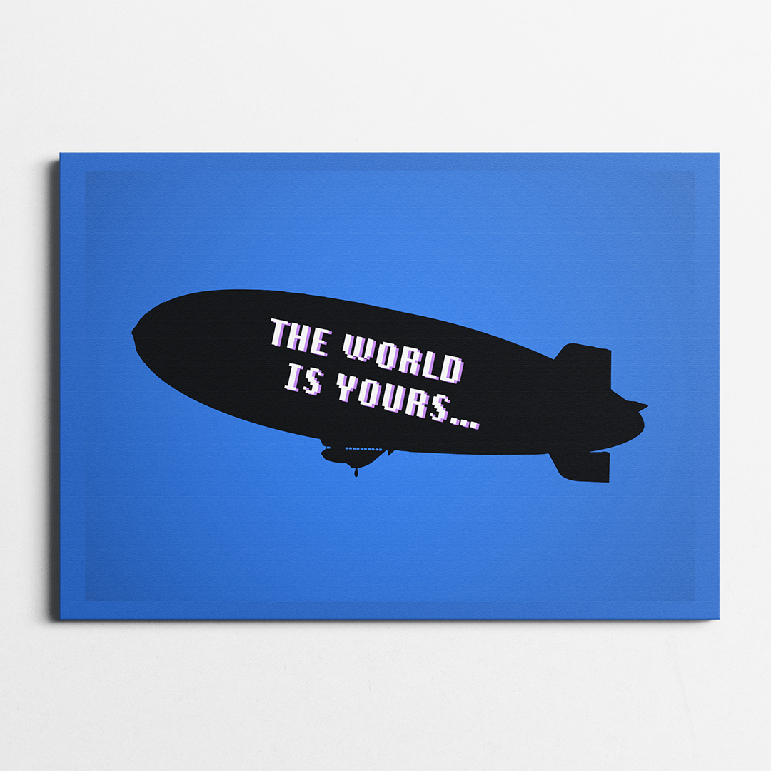 the world is yours - travel bag 50 BLK