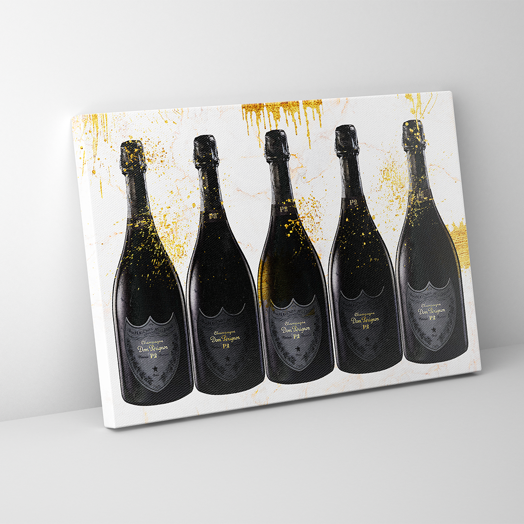 champagne painting, champagne art , champagne wall art ,champagne artwork, champagne bottle artwork , dom perignon art , dom perignon artwork , champagne wall decor, dom perignon poster, frontal