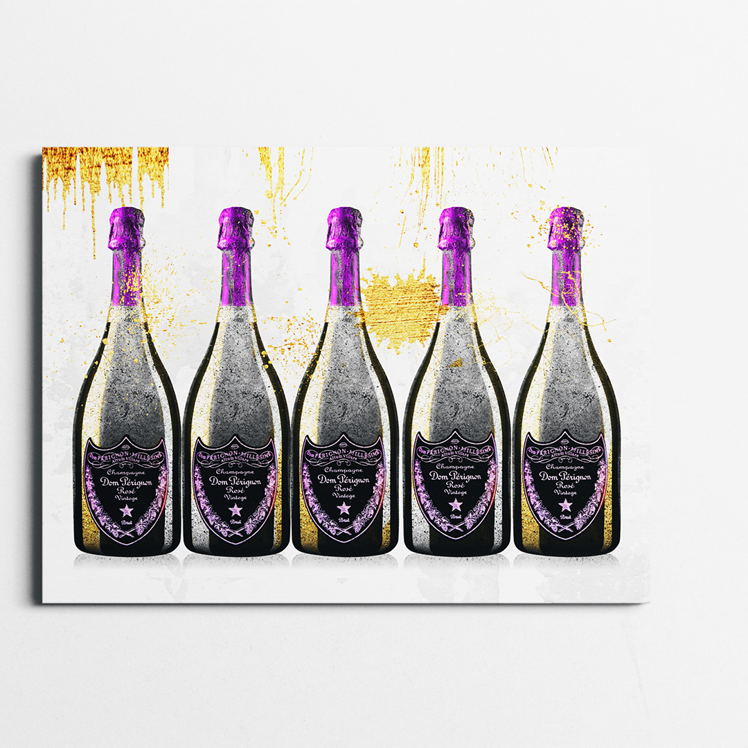 champagne painting, champagne art , champagne wall art ,champagne artwork, champagne bottle artwork , dom perignon art , dom perignon artwork , champagne wall decor, dom perignon poster, frontal
