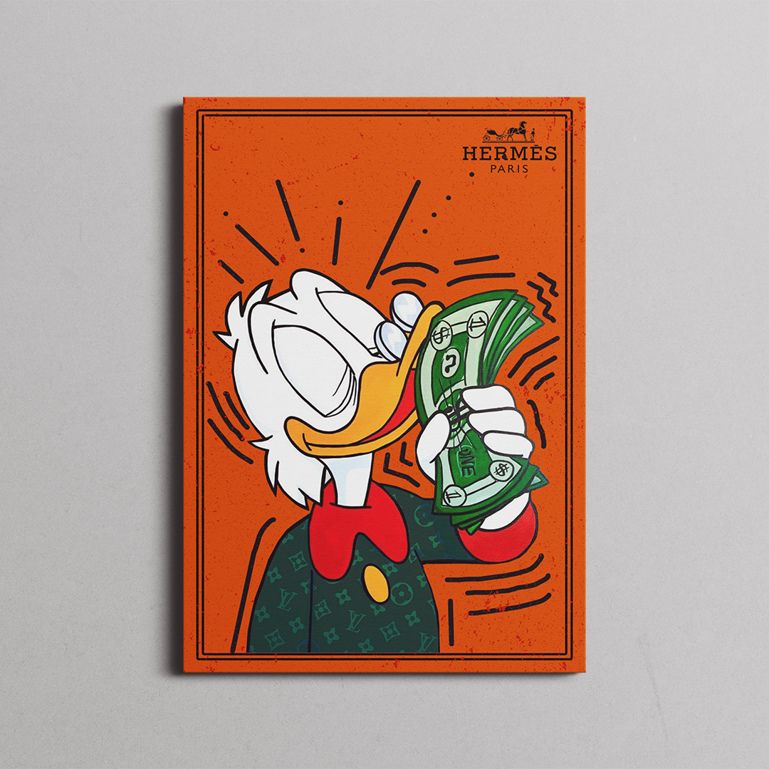 Discover 'Scrooge McDuck' Success Wall Art. Elevate your home today!