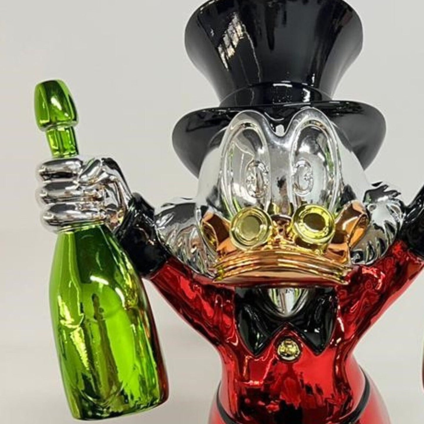 Scrooge McDuck Champagne Scultpure