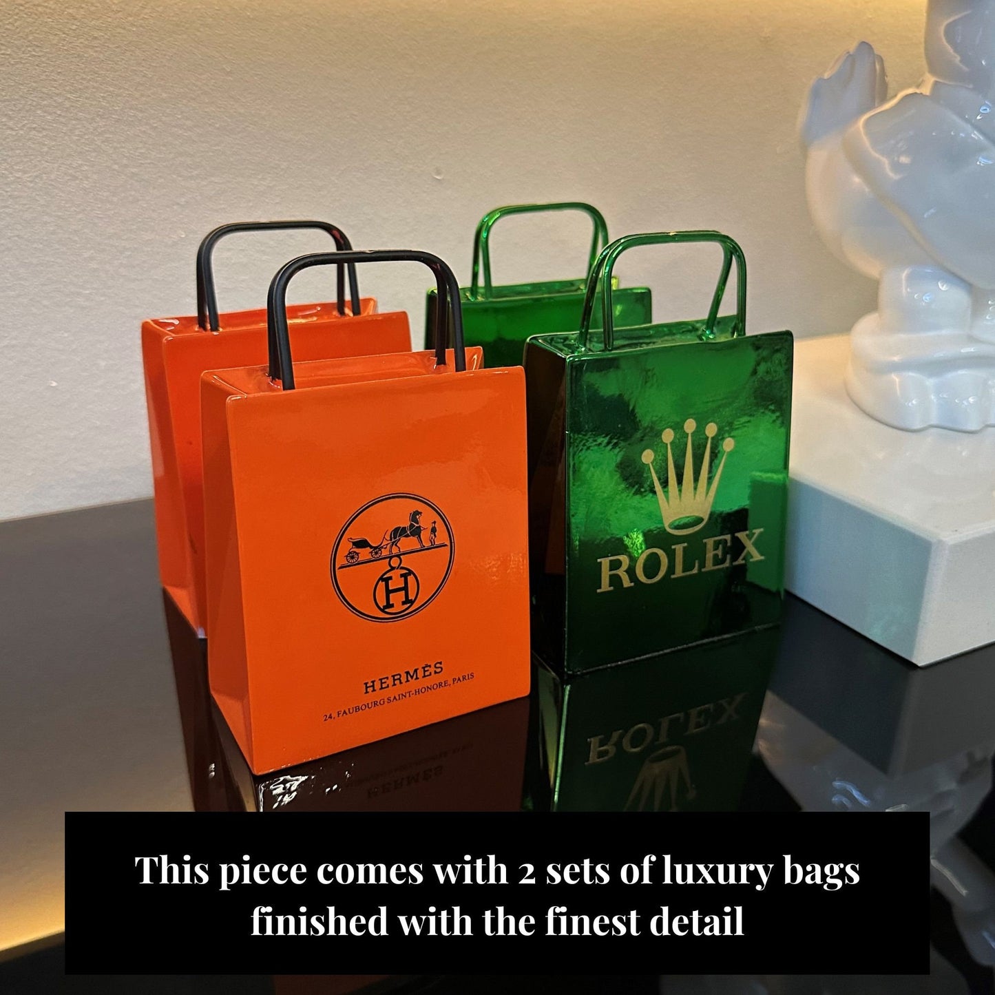 Scrooge Shopping Spree Sculpture