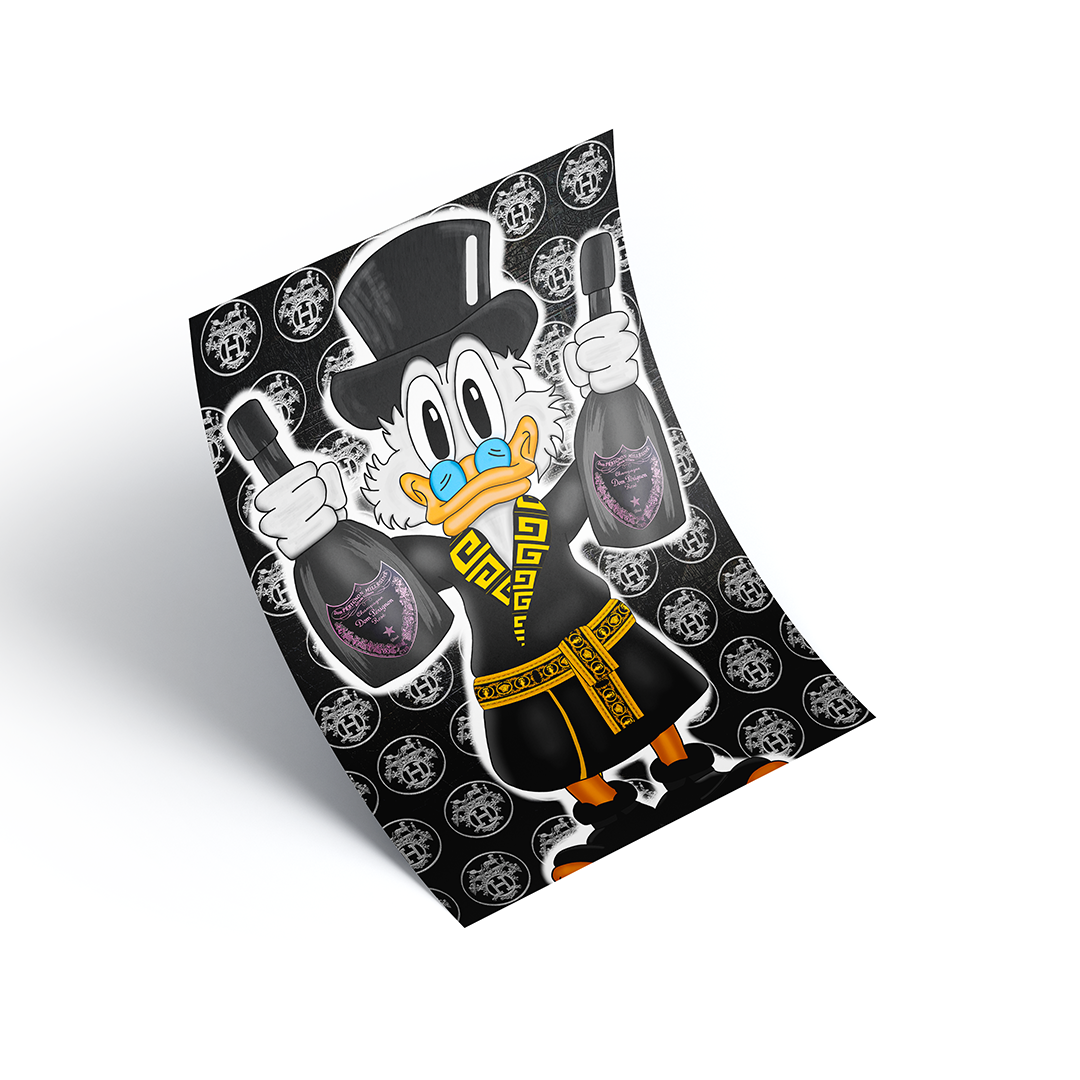 scrooge mcduck art,scrooge mcduck art print, scrooge mcduck poster, scrooge mcduck wall art, uncle scrooge art, scrooge mcduck pop art, scrooge mcduck clip art,modern art pop art, hypebeast posters, luxury wall art