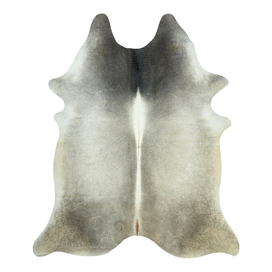 Grey cowhide rug