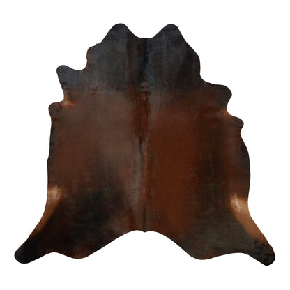 Total brown cowhide rug