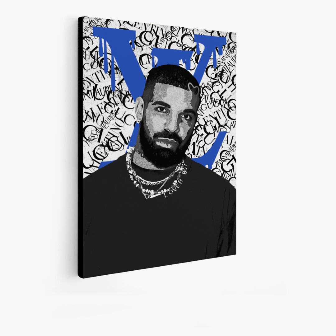 drake poster, drake posters, drake artwork , drake art , drake print , drake wall art , Drake canvas , drake canvas art 