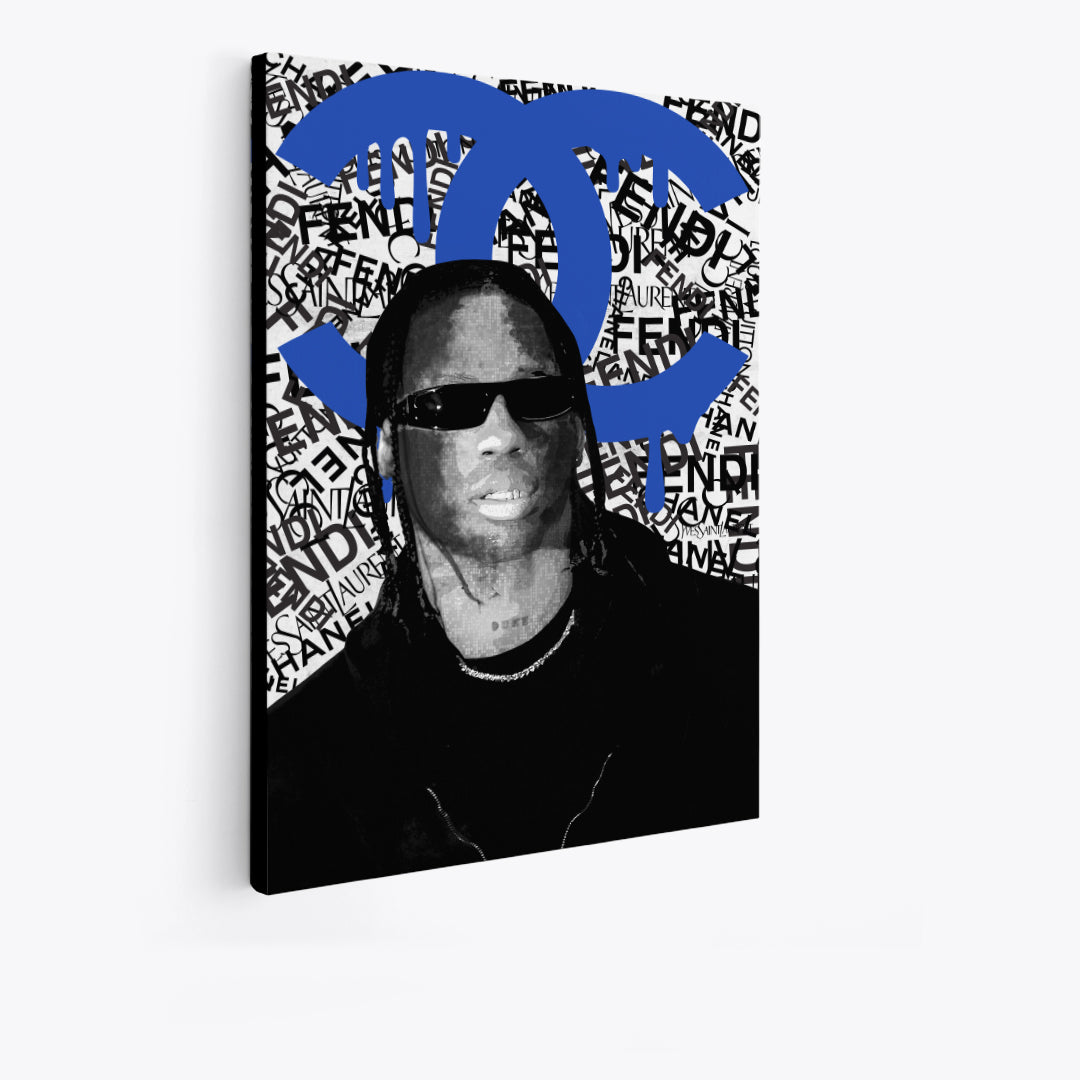 travis Scott art , Travis Scott poster , travis scott artwork , travis scott painting, travis scott wall art, travis scott canvas , travis scott canvas art 