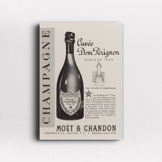 Dom Perignon Vintage Ads