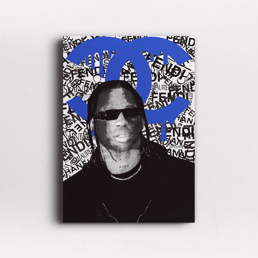 travis Scott art , Travis Scott poster , travis scott artwork , travis scott painting, travis scott wall art, travis scott canvas , travis scott canvas art 