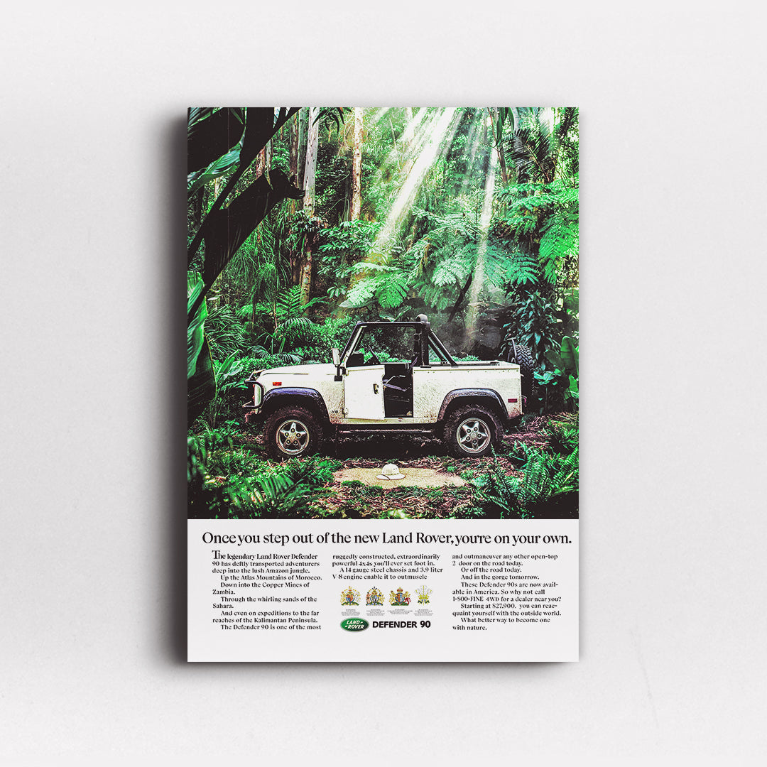 Vintage Land Rover Art - Classic Poster Prints & Retro Advertising ...