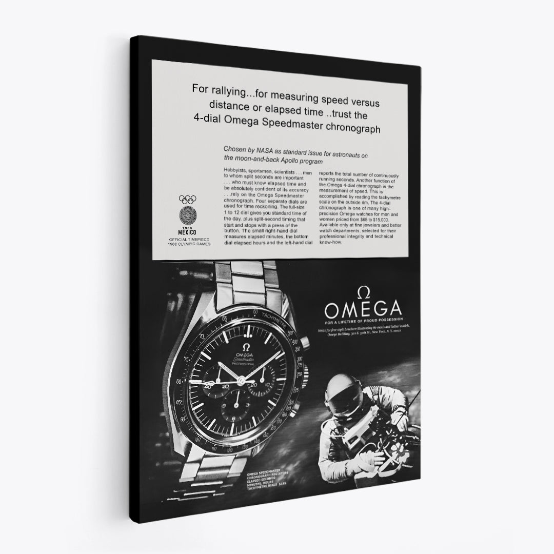 Omega Vintage Ad Art Classic Posters Prints Majesty Home Decor