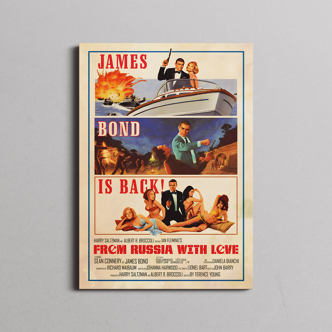 James Bond From Russia With Love Movie Poster