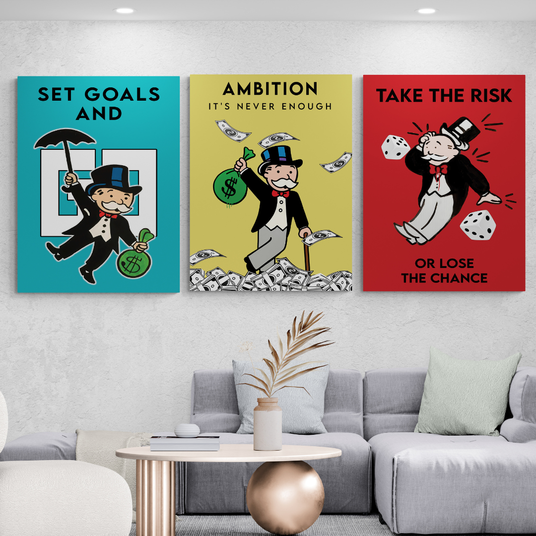 Monopoly Wall Decor: Transform Your Space with Classic Charm