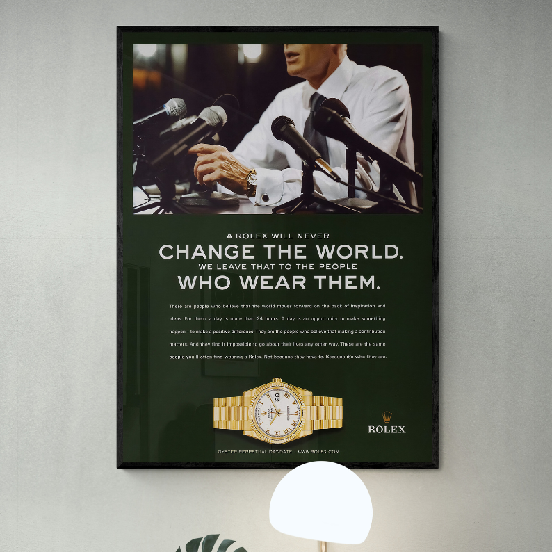 rolex poster, rolex watch poster, vintage rolex advertisements, Vintage rolex ads, rolex wall art ,old rolex ads, vintage rolex poster, Rolex posters, rolex advertisement poster, rolex canvas art, rolex vintage ads, frontal, foreground