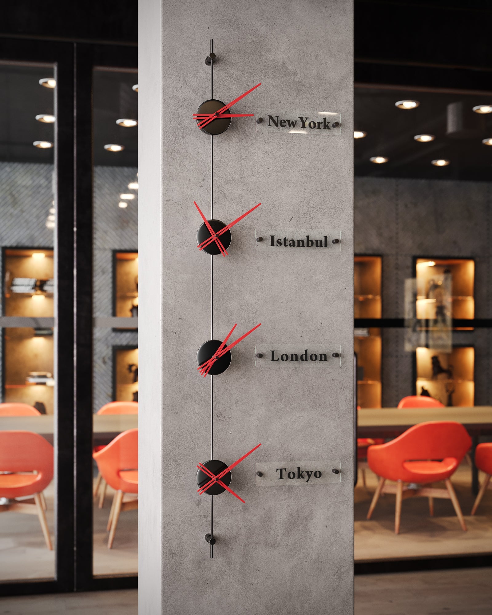 analog wall clock world clock prices
