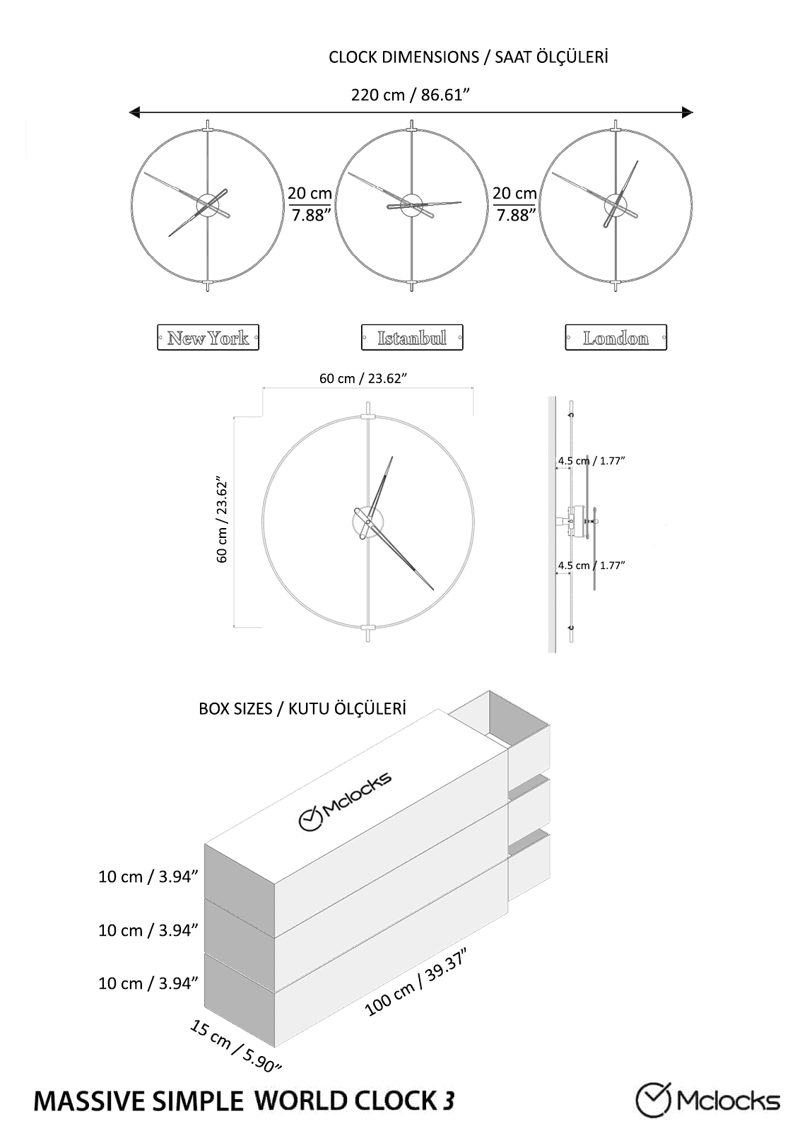 Simple World Clocks