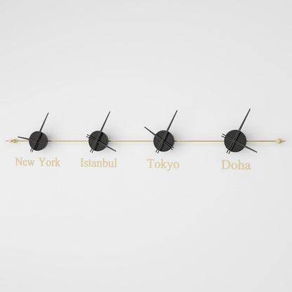 analog wall clock world clock 