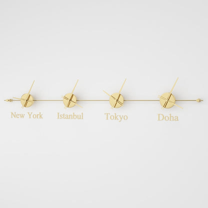 analog wall clock world clock 