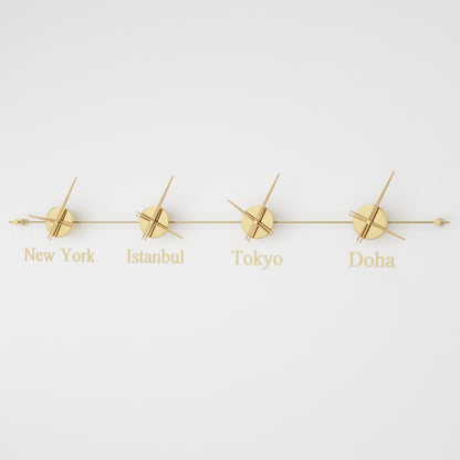 analog wall clock world clock 