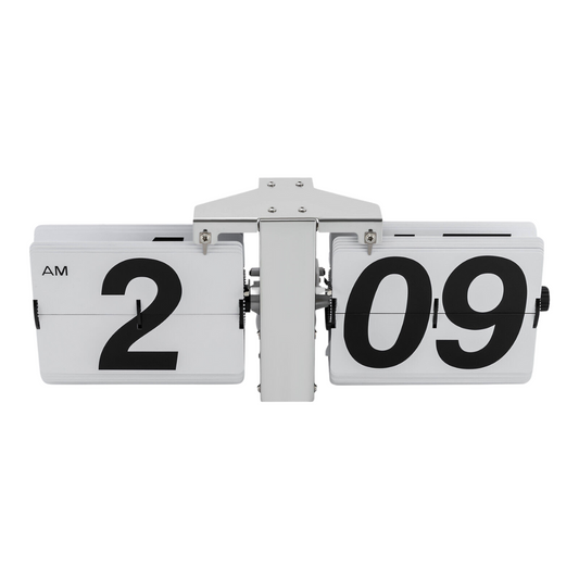 White Wall Flip Clock