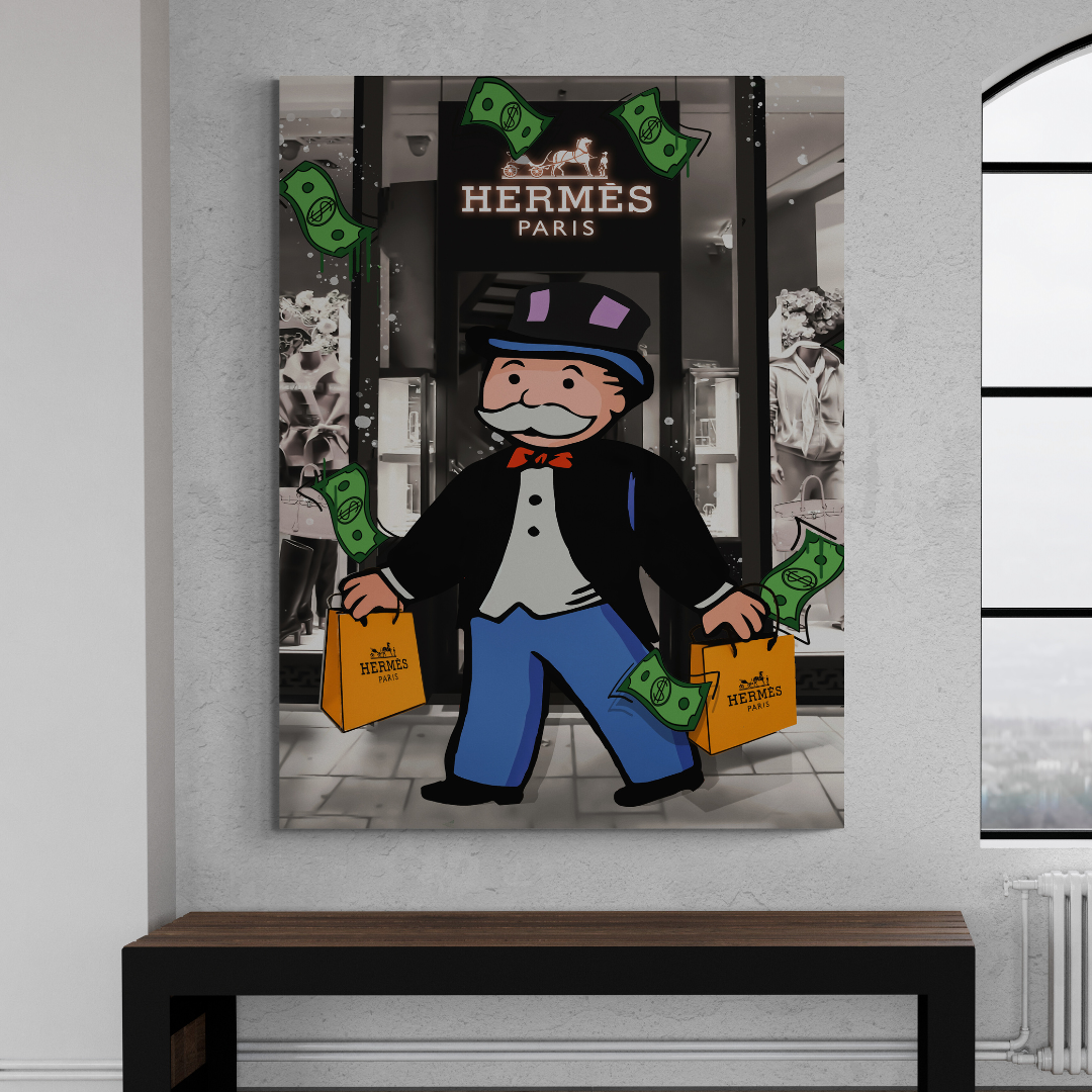 Alec monopoly hermes painting sale