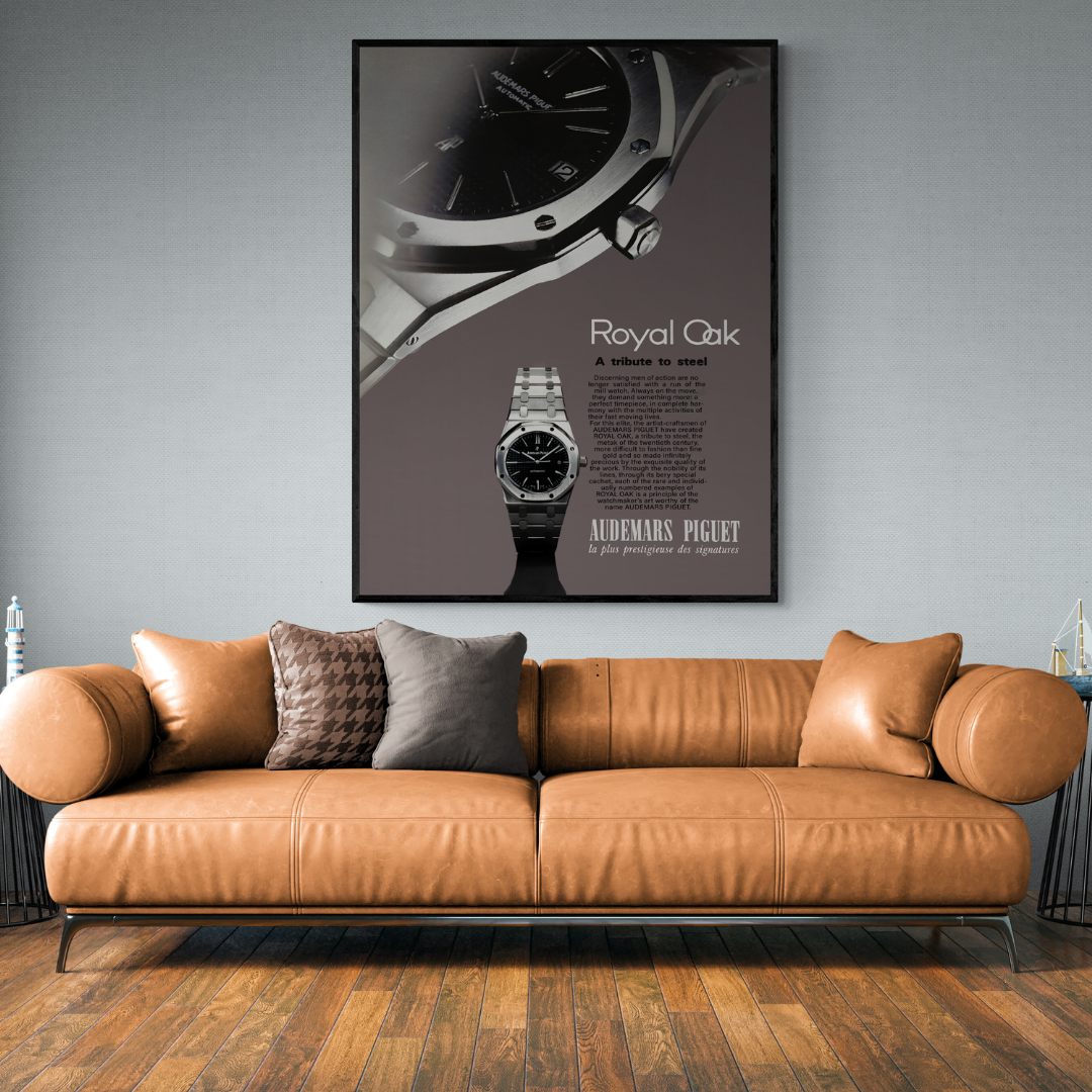 Audemars Royal Oak Vintage Poster Discover Unique Ads and Wall Art