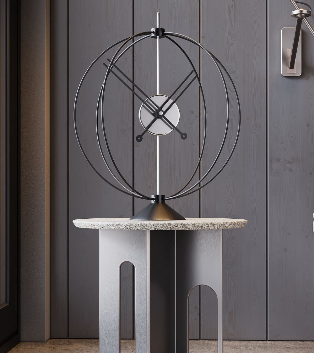 best small decorative desk clocks atom models mclocks.store 
