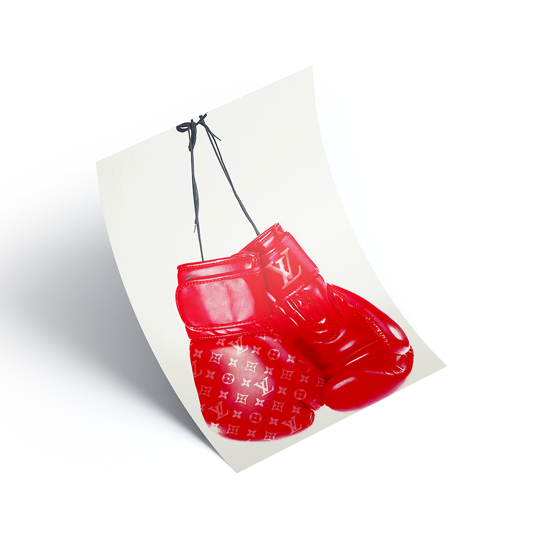LV Boxing Gloves' fashion art - Explore our Modern Pop Art Collection!