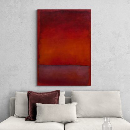 Mark Rothko Red Artwork