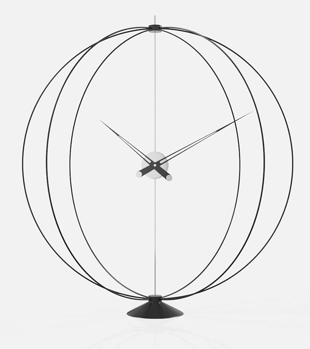 modern floor clock atom