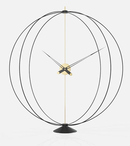 modern floor clock atom 35 inches