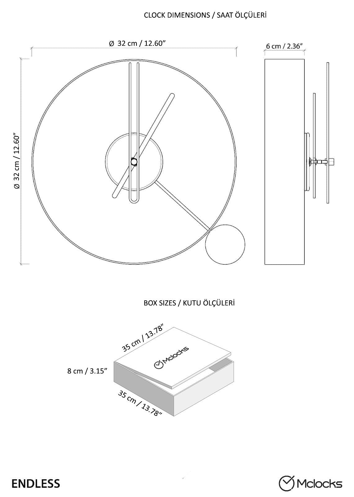 Mini Table Clock