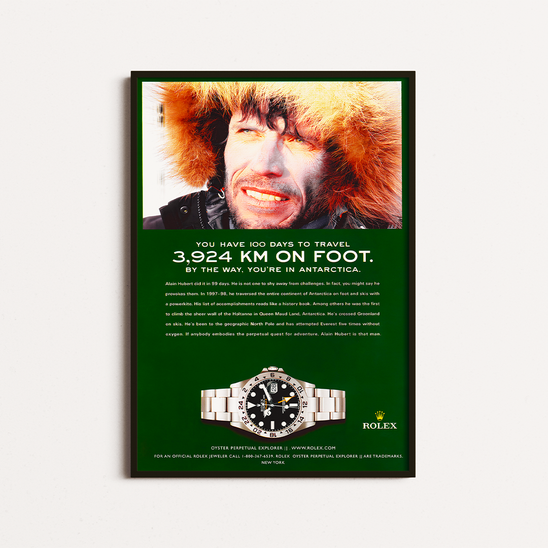 Rolex Explorer Vintage Poster