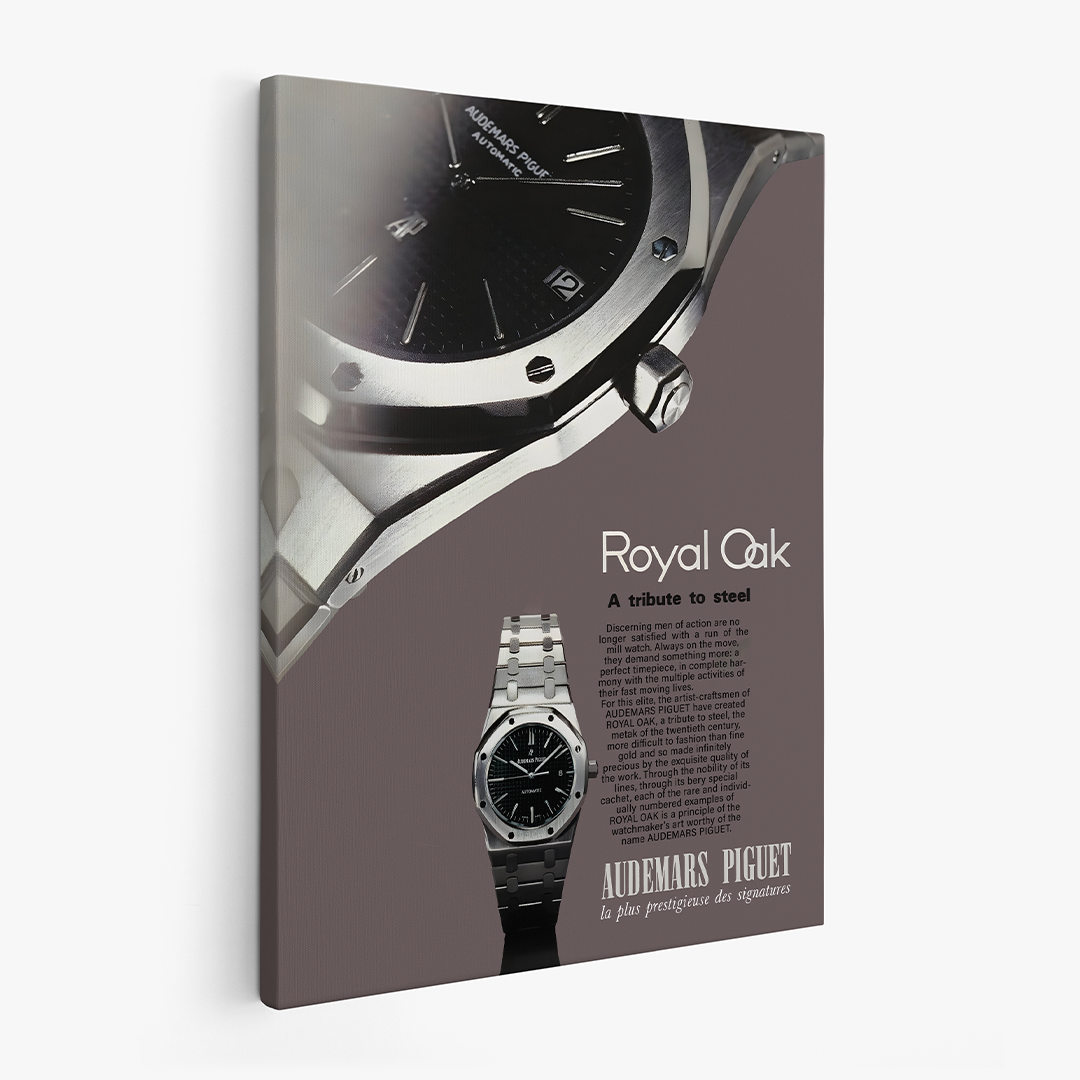 Audemars Royal Oak Vintage Poster Discover Unique Ads and Wall Art