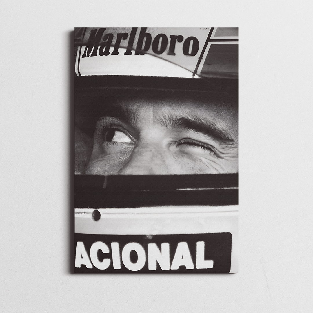 Ayrton Sienna poster, Ayrton Sienna wall art, formula one posters, formula 1 grand prix posters, f1 poster, f1 wall art ,formula one wall art,  vintage f1 posters, vintage formula 1 posters, formula 1 poster, formula 1 wall art, frontal