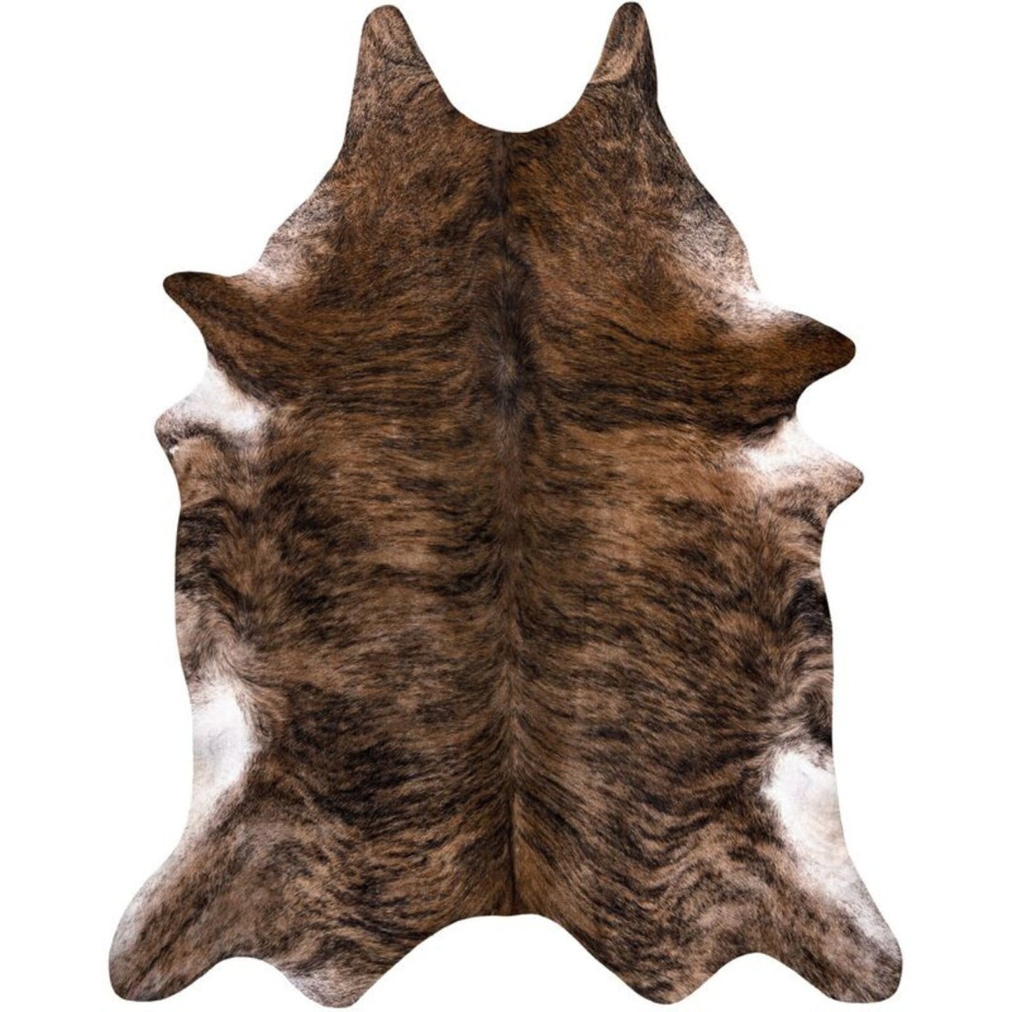 Brindle cowhide rug