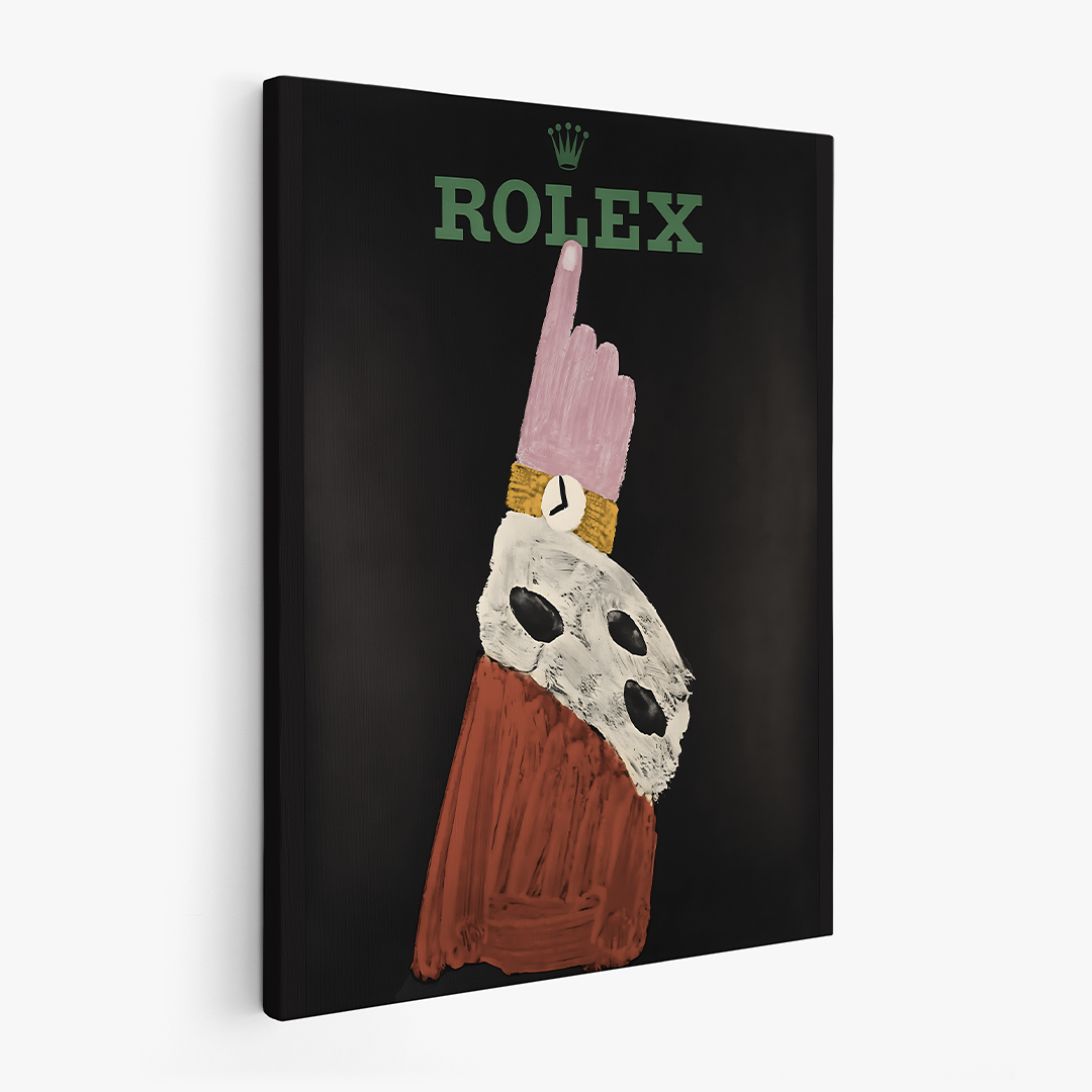 rolex poster, rolex watch poster, vintage rolex advertisements, Vintage rolex ads, rolex wall art ,old rolex ads, vintage rolex poster, Rolex posters, rolex advertisement poster, rolex canvas art, rolex vintage ads, frontal, foreground