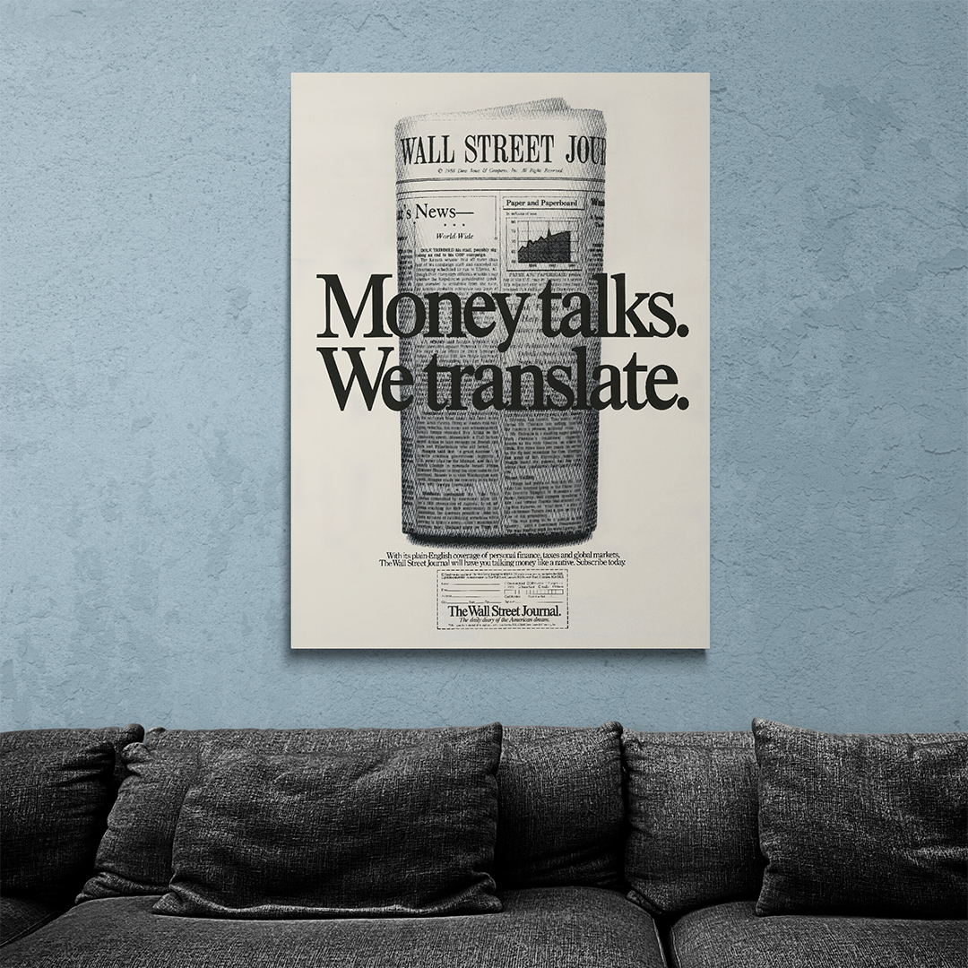 Wall Street Journal Vintage Ad