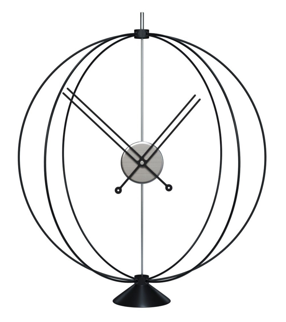 small table clock atom