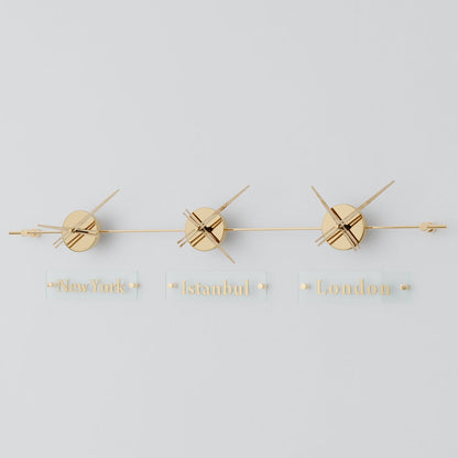 analog wall clock world clock 
