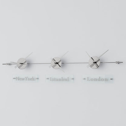 modern analog wall clock world clock 