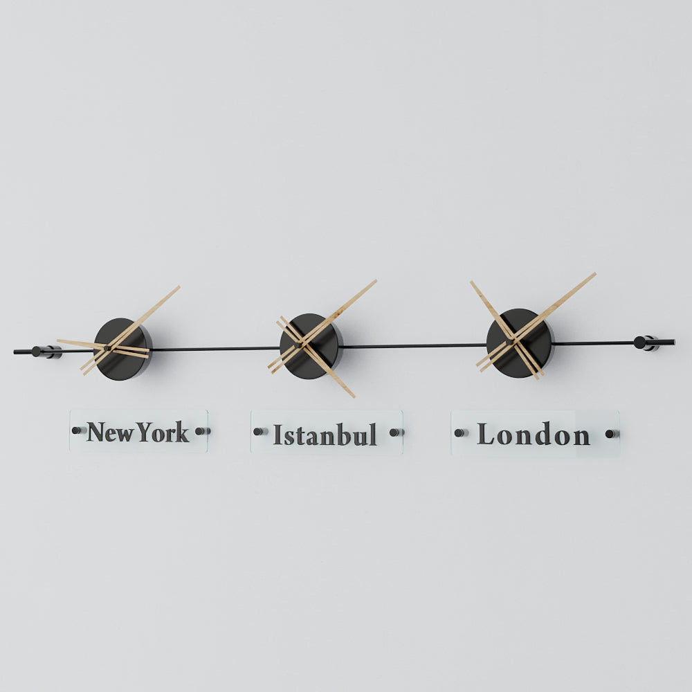 analog wall clock world clock revies