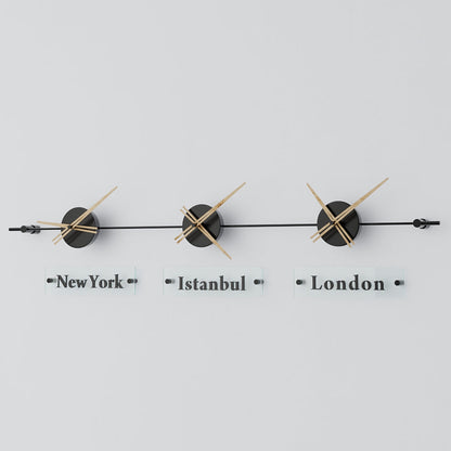 analog wall clock world clock revies