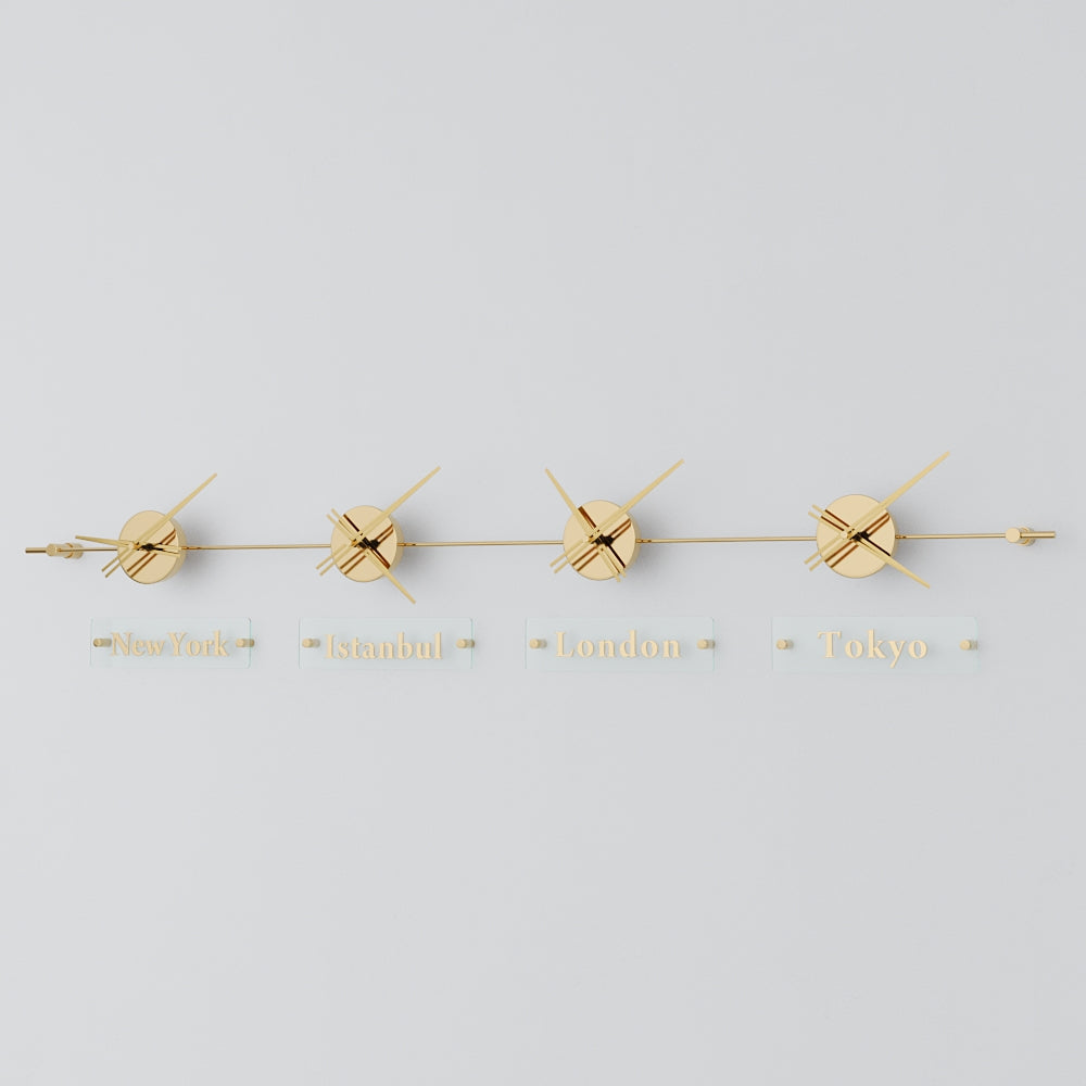 order analog wall clock world clock 